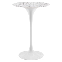 Lippa 28" Round Terrazzo Bar Table