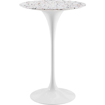 Lippa 28" Round Terrazzo Bar Table