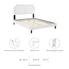 Modway Novi Novi Velvet Twin Bed