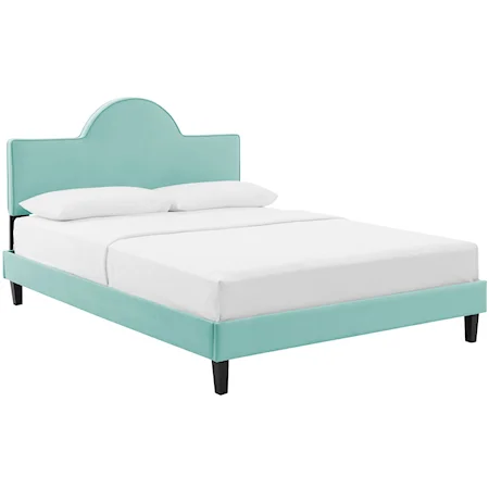 Soleil Velvet King Bed