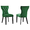 Modway Silhouette Silhouette Velvet Dining Chairs - Set of 2