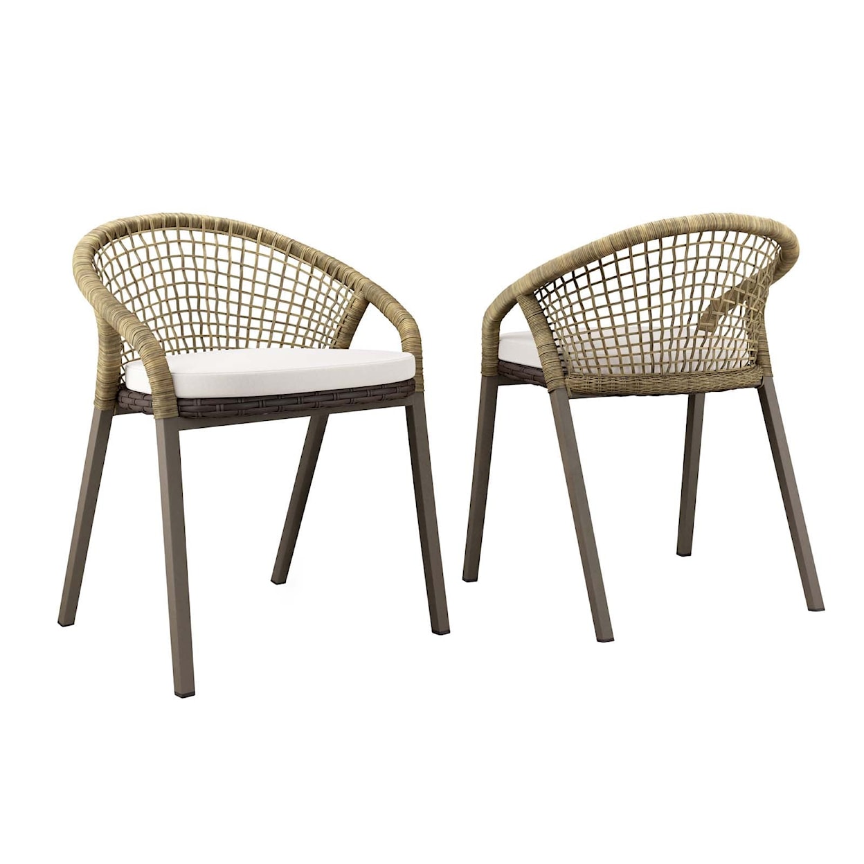 Modway Meadow Meadow Outdoor Patio Dining Chairs Set of 2
