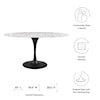 Modway Lippa Lippa 60" Oval Terrazzo Dining Table