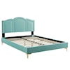 Modway Emerson Emerson Velvet Queen Platform Bed