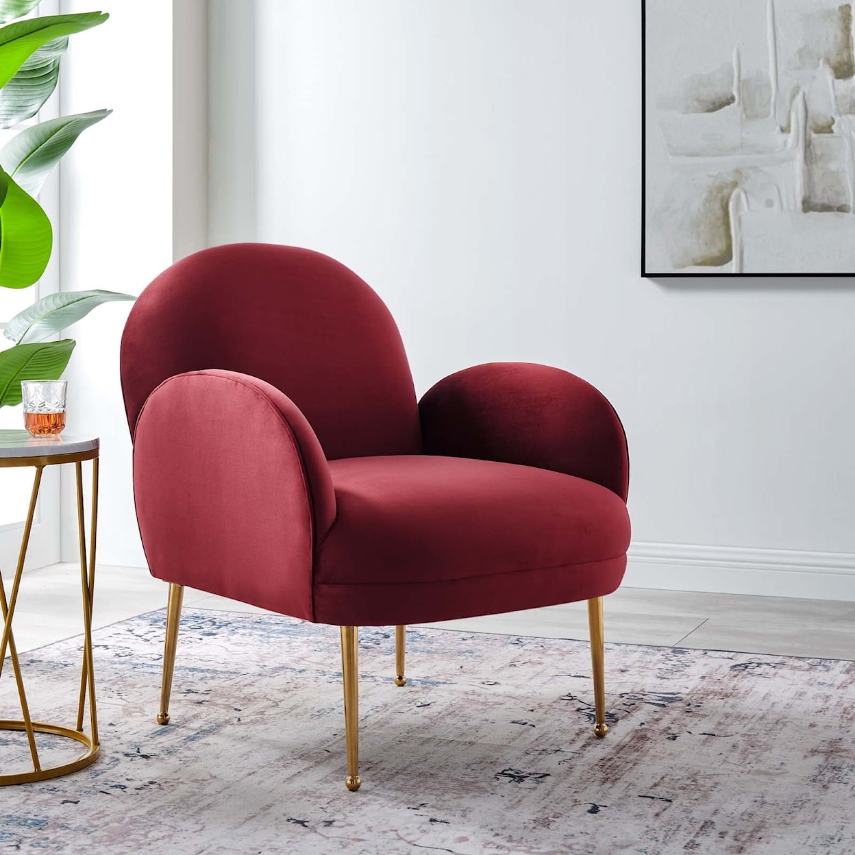 Modway Transcend Transcend Velvet Armchair