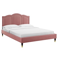 Emerson Performance Velvet Full Platform Bed