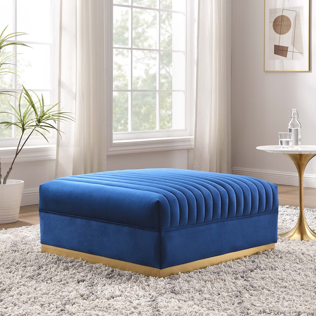 Modway Sanguine Modular Sectional Sofa Ottoman