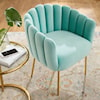 Modway Sanna Sanna Channel Velvet Armchair