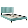 Modway Reagan Reagan Twin Velvet Platform Bed