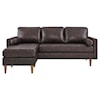 Modway Valour Valour 78" Leather Apartment Sectional Sofa