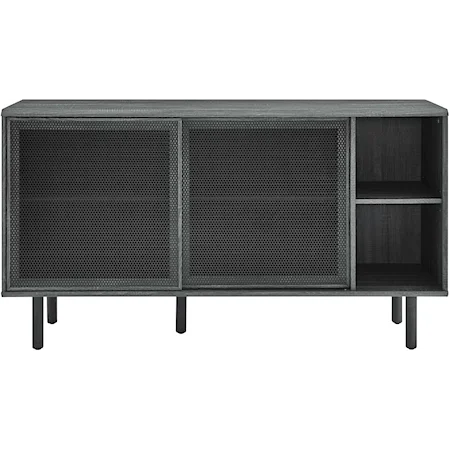 Sideboard with Mesh Sliding Doors