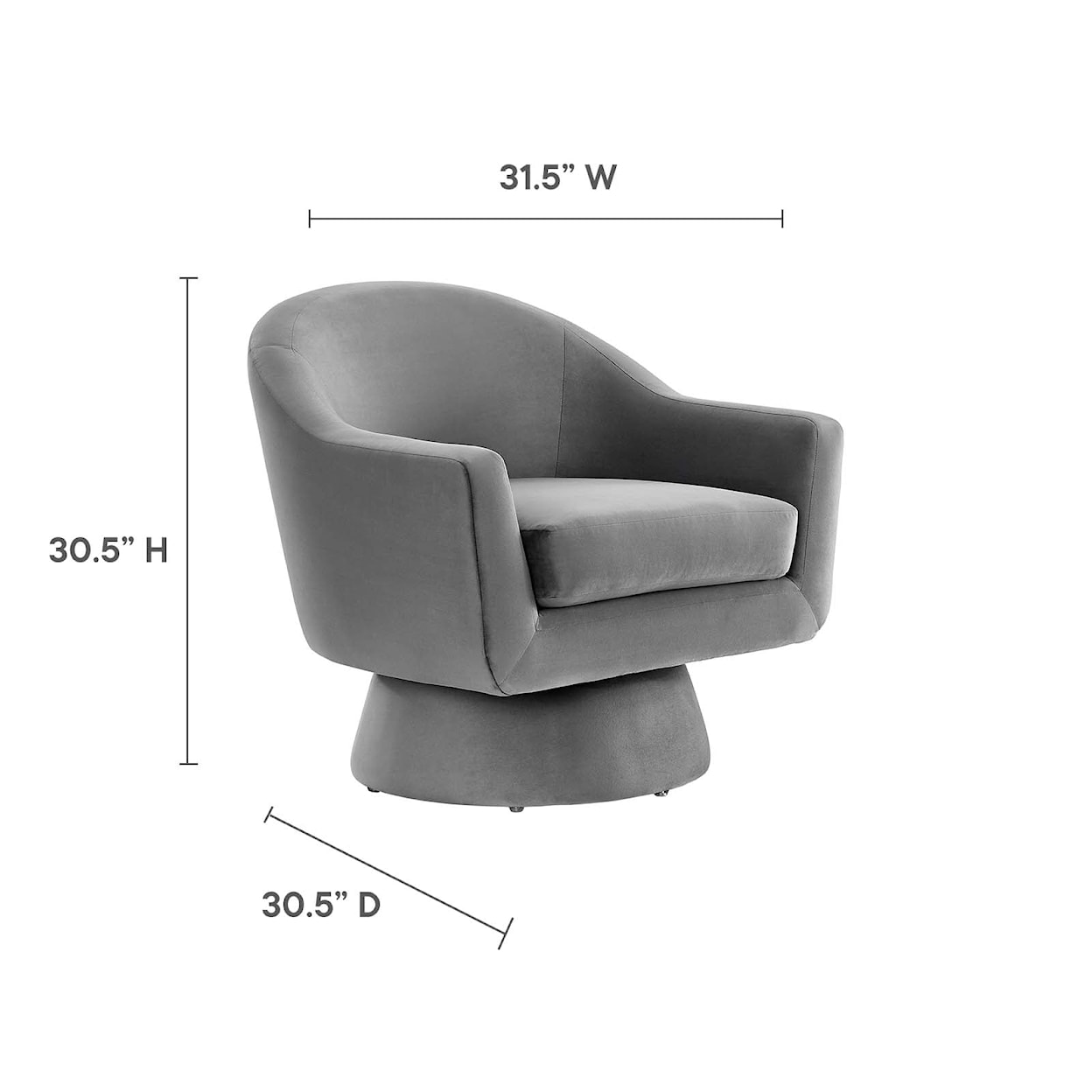 Modway Astral Swivel Chair