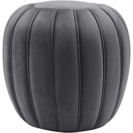 Celebrate Channel Velvet Ottoman