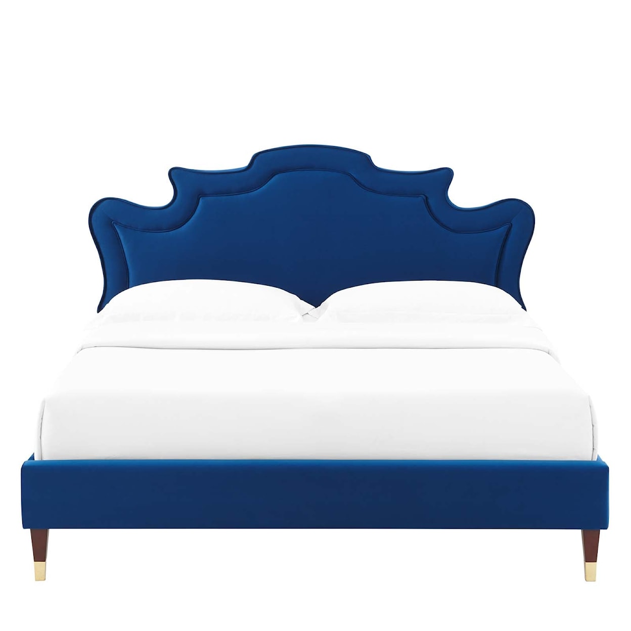 Modway Neena Neena Velvet Twin Bed