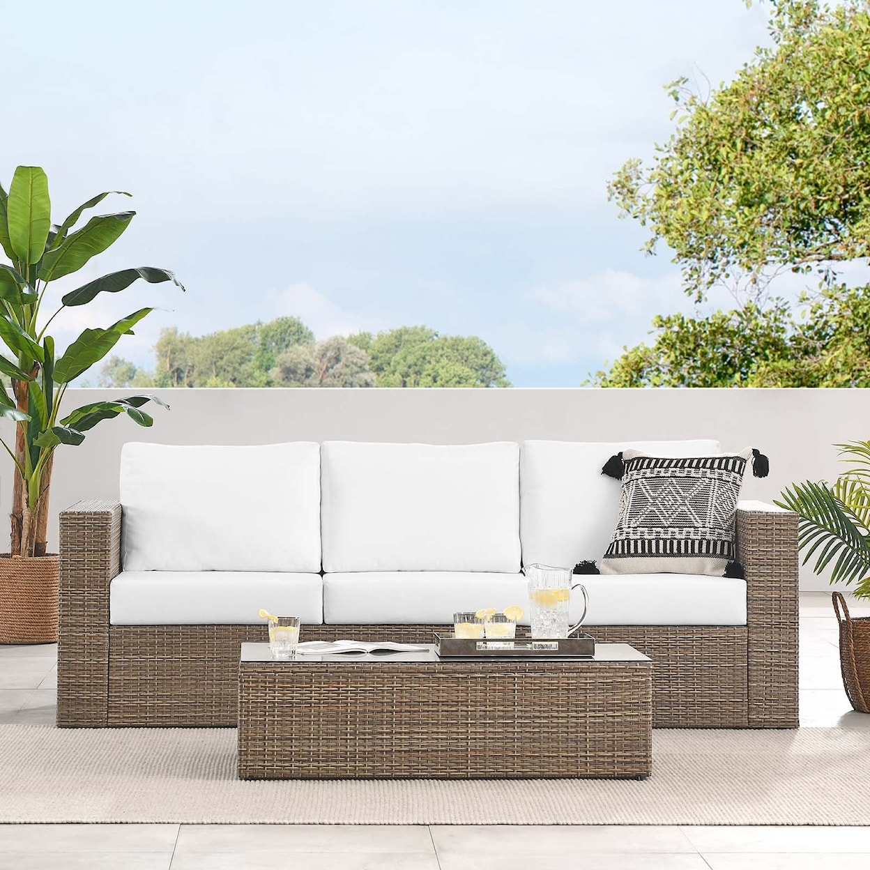 Modway Convene Outdoor 2-Piece Furniture Set
