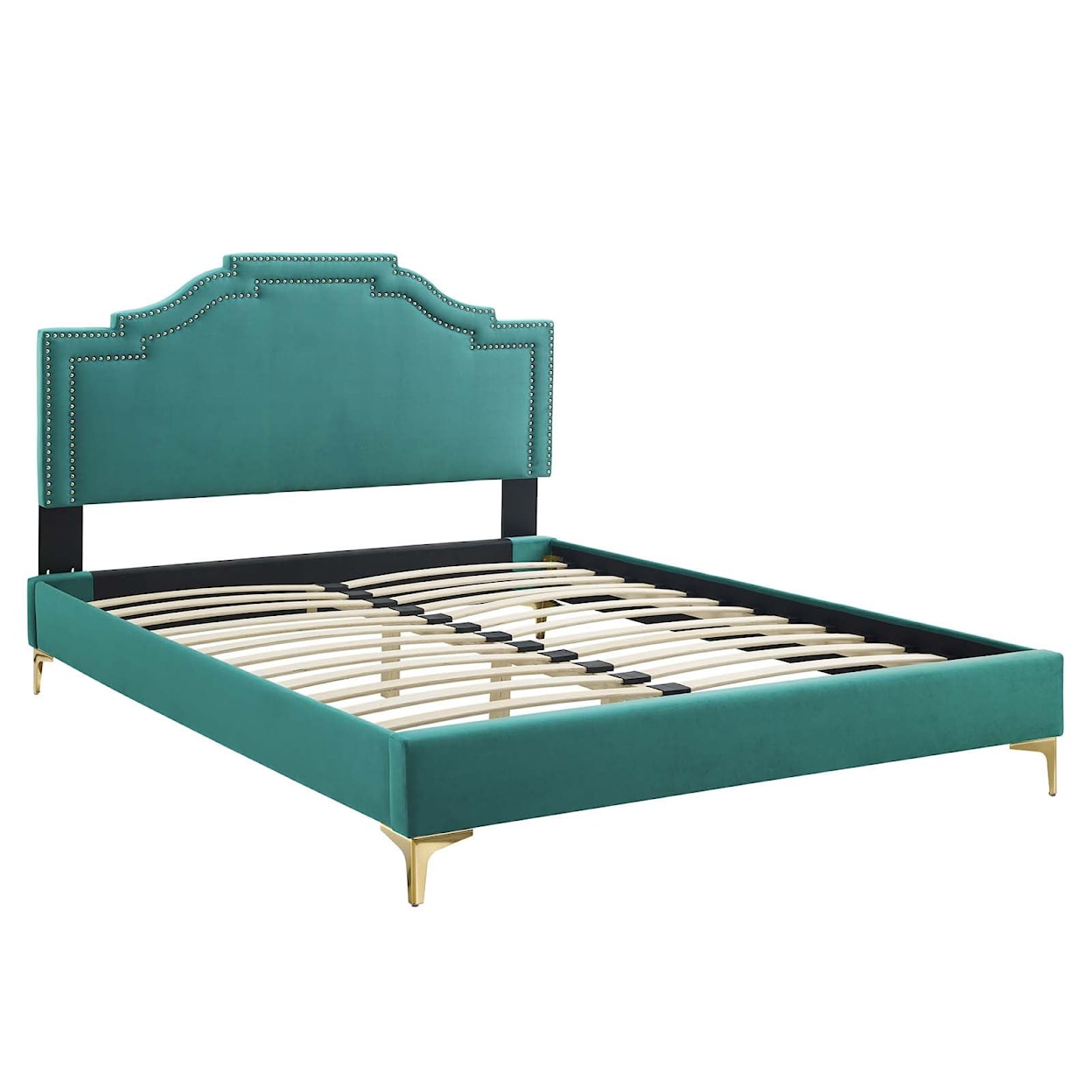 Modway Adelaide Adelaide Velvet Queen Platform Bed