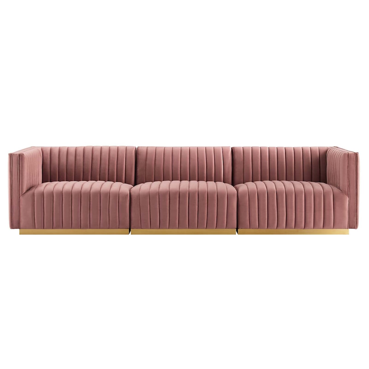 Modway Conjure Velvet Sofa