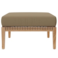 Contemporary Clearwater Outdoor Patio Ottoman