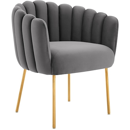 Sanna Channel Velvet Armchair