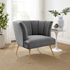 Modway Veronica Veronica Channel Velvet Armchair