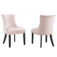 Marquis Performance Velvet Dining Chairs - Set of 2