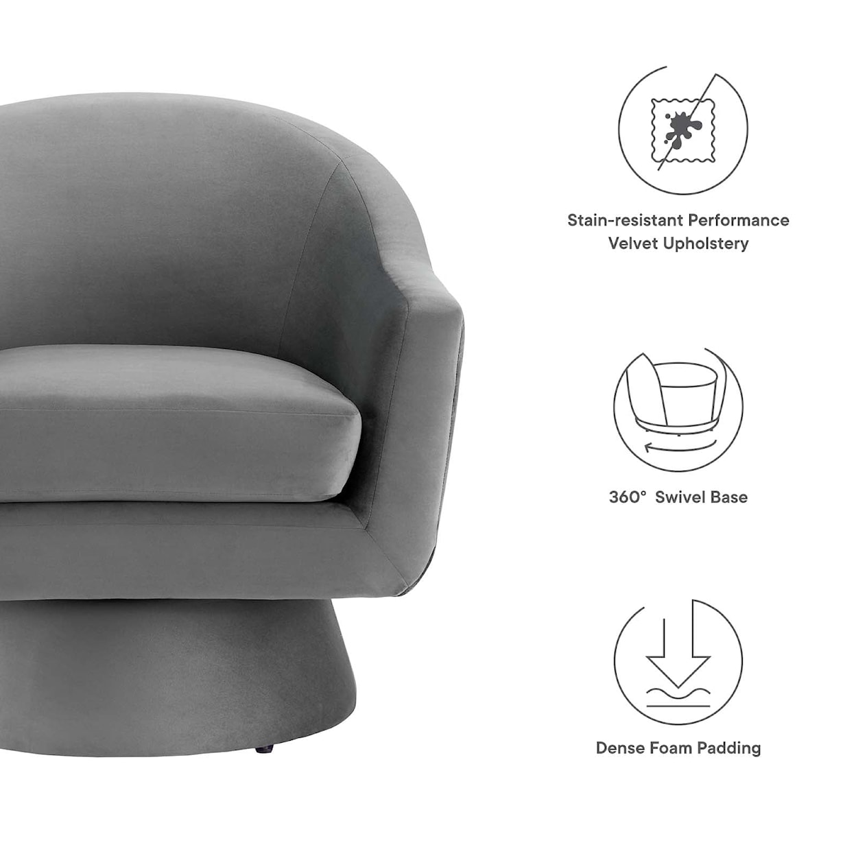 Modway Astral Swivel Chair