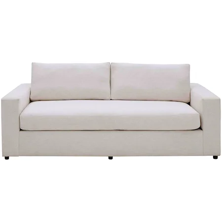 Upscale Linen Blend Sofa