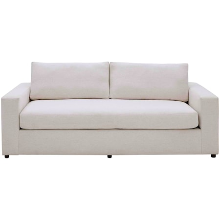 Upscale Linen Blend Sofa