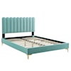 Modway Reagan Reagan Twin Velvet Platform Bed