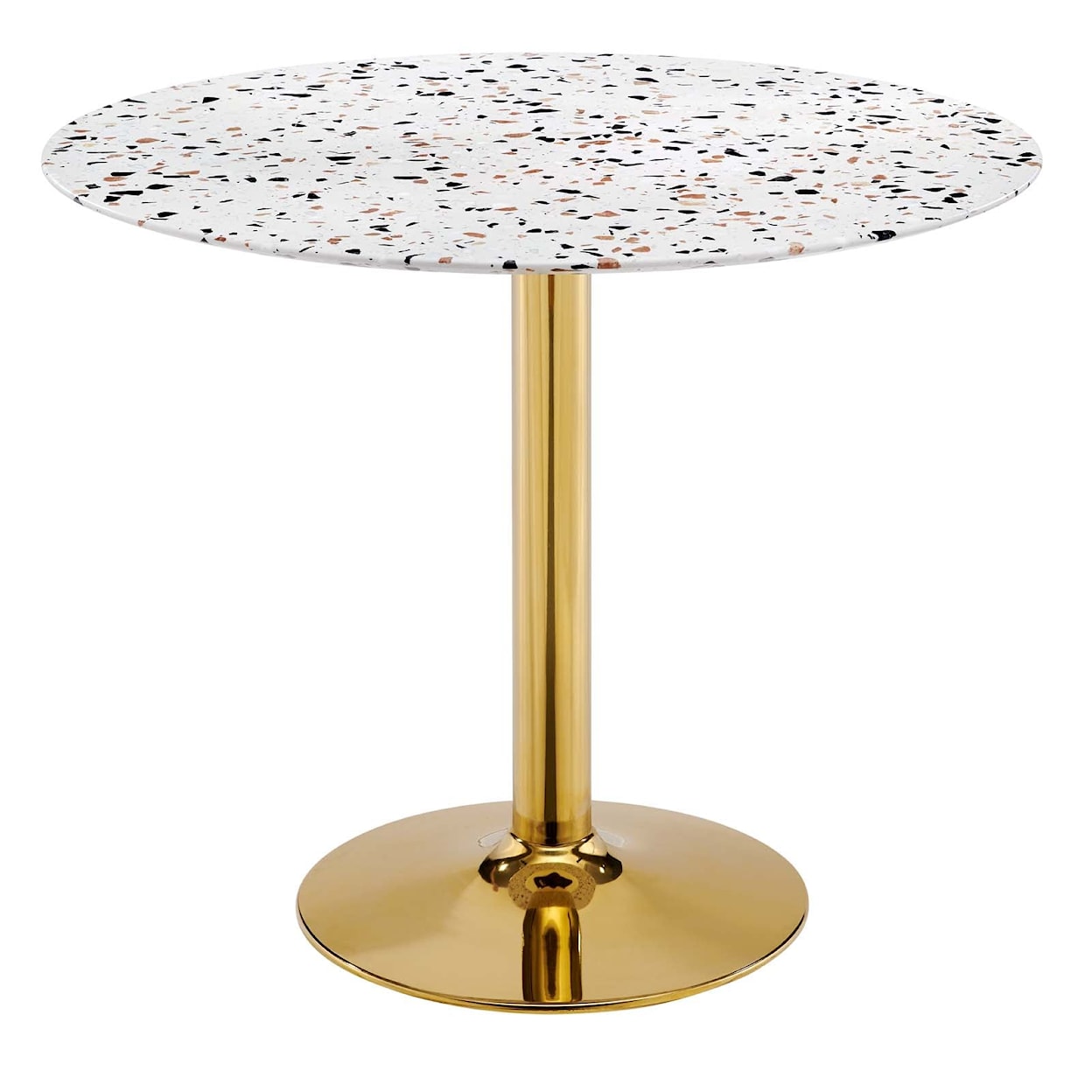 Modway Verne Verne 36" Round Terrazzo Dining Table