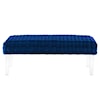 Modway Prologue Prologue Woven Velvet Ottoman