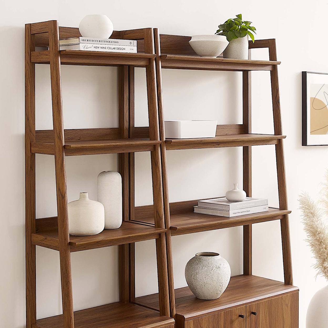 Modway Bixby Bixby Wood Bookshelves - Set of 2