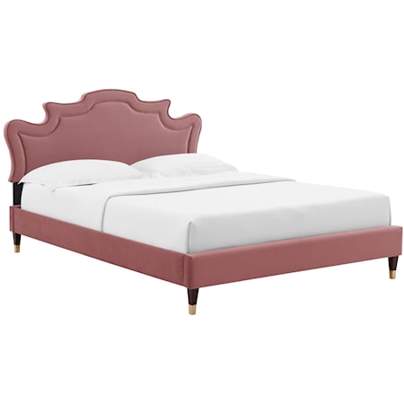 Neena Velvet Full Bed