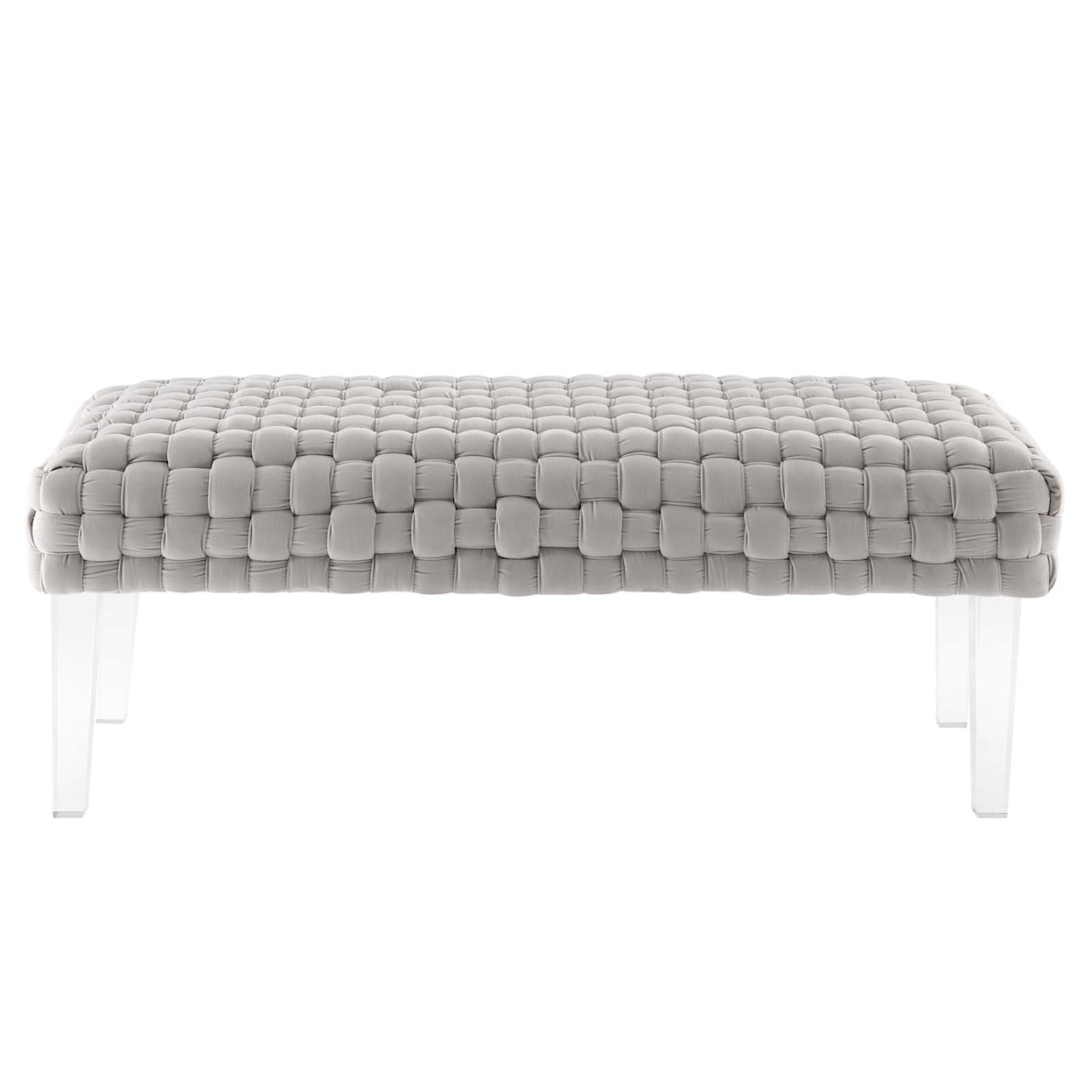 Modway Prologue Prologue Woven Velvet Ottoman