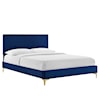 Modway Yasmine Yasmine Channel Velvet King Platform Bed