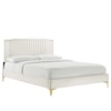 Modway Zahra Zahra Channel Velvet Full Platform Bed