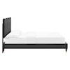 Modway Current Current Velvet Queen Platform Bed