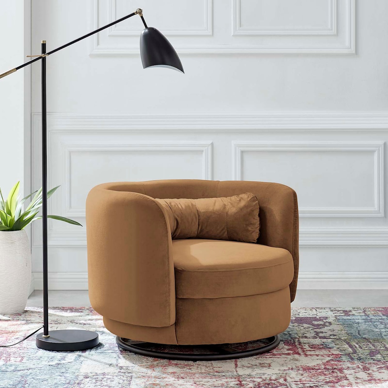 Modway Relish Relish Velvet Swivel Chair