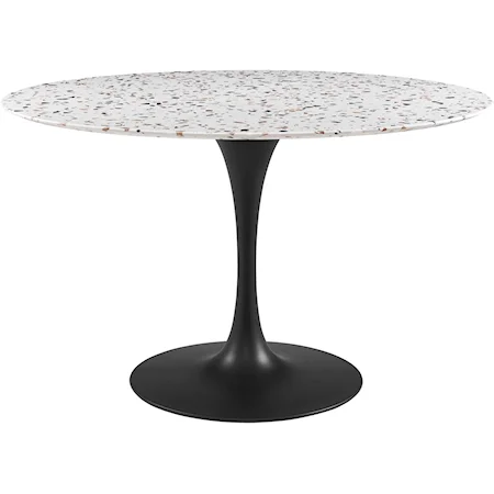 Lippa 47" Round Terrazzo Dining Table