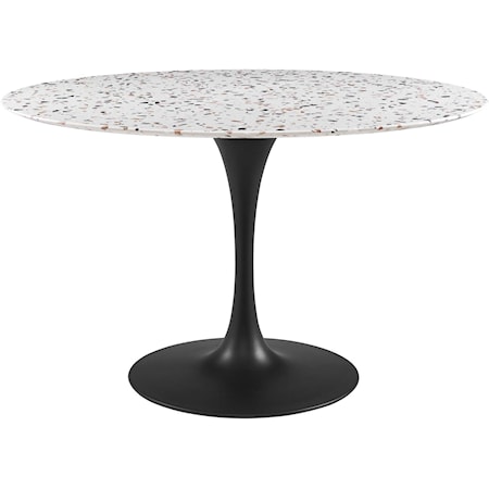 Lippa 47" Round Terrazzo Dining Table