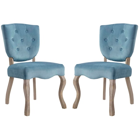 Set of 2 Dining Side Chairs