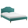 Modway Adelaide Adelaide Velvet King Platform Bed