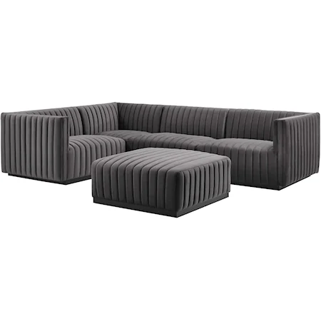 Velvet 5-Piece Sectional