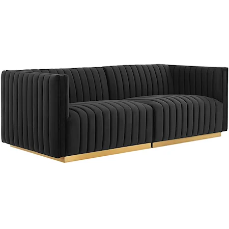 Velvet Loveseat