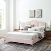 Modway Emerson Emerson Velvet King Platform Bed