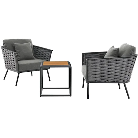 Stance 3 Piece Outdoor Sofa Set