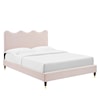 Modway Current Current Velvet Twin Platform Bed