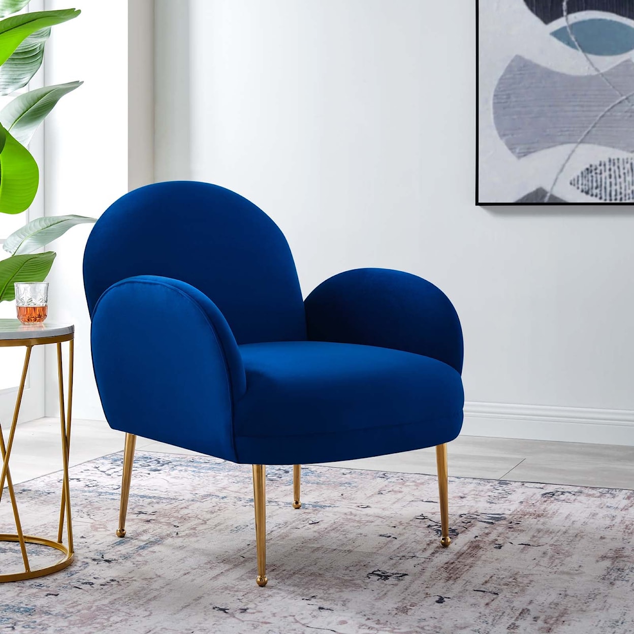 Modway Transcend Transcend Velvet Armchair