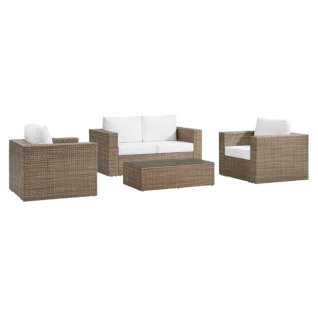 Modway Convene Outdoor 4-Piece Furniture Set