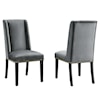 Modway Baron Baron Velvet Dining Chairs - Set of 2